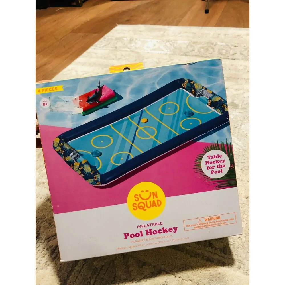 Pool Blow Up Air Hockey Game